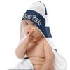 YouCustomizeIt Personalized Horizontal Stripe Hooded Baby Towel view 2