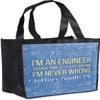 Personalized Engineer Quotes Grocery Bag view 1