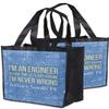 Personalized Engineer Quotes Grocery Bag view 2