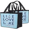 YouCustomizeIt Personalized Live Love Lake Grocery Bag view 2