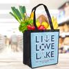 YouCustomizeIt Personalized Live Love Lake Grocery Bag view 3