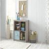 Better Homes and Gardens.. Bookshelf Square Storage Cabinet 4-Cube Organizer (Weathered) (Rustic Gray, 4-Cube)-L8 view 4