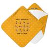 YouCustomizeIt Personalized Yoga Dogs Sun Salutations Hooded Baby Towel view 1