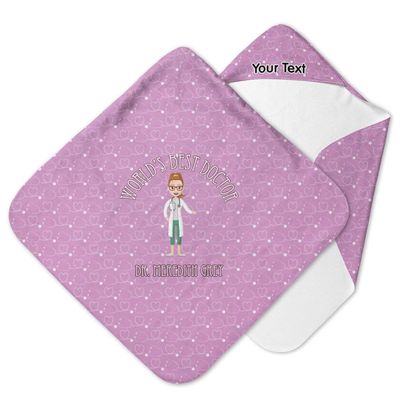 YouCustomizeIt Personalized Doctor Avatar Hooded Baby Towel
