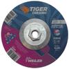 Weiler 58310 6 Inch Cutting Wheel, Tiger Ceramic Stainless Steel Superior Life & Cut Contaminant Free Max Performance Cutting, .045" CER60S Type 27 5/8"-11 Hub, Pack of 10 view 1