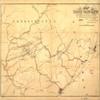 18" x 24" 1868 Map Of Through Traffic Railway From The Middle & Southern Anthracite Coal Fields Of Pennsylvania To New York Via Perth Amboy Jesse L. Hawley Under Direction Of R.A Wilder view 1