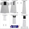 6 Pack Shirt Folding Board 8.5" x 12" Acrylic Laundry Organizer for Laundry Services Clothing Manufacturers Department Store Efficient Innovative Portable Sturdy Use at Home Clear by Marketing Holders view 4