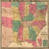 16" x 24" 1863 Phelps & Watson's Historical & Military Map of The Border & Southern States view 1