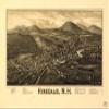 16" x 24" 1886 Map of Hinsdale New Hampshire view 1
