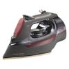 CHI Steam Iron for Clothes with 8 Retractable Cord, 1700 Watts, 3-Way Auto Shutoff, 400+ Holes, Professional Grade, Temperature Control Dial, Titanium Infused Ceramic Soleplate, Black/Chrome (13109) view 1