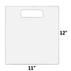 6 Pack Apparel Folding Tool Clear Lucite 11" x 12" Laundry Plate Shirt Folding Board Organization Neat Drawers Residential Retailers Cleaners Screen Printers Crisp Uniform Folds by Marketing Holders view 3