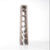 American WineKraft Rustic Wood Wall Wine Rack Kitchen 36 Bottle High Capacity Storage Display Stand (Grey) view 4