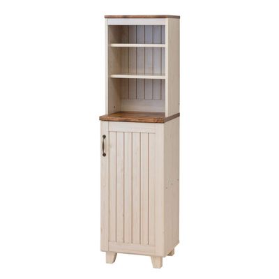 Crocio 036384 Cupboard, White, Width 15.7 inches (40 cm), Country Storage, Furniture Cabinet