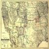 16" x 24" 1883 Map Showing The Atchison Topeka & Santa F Railroad System with Its Connections view 1