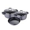 Bergner Set 5pc Cookware Set, Aluminium, Induction, Titan, Grey view 1