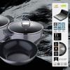 Bergner Set 5pc Cookware Set, Aluminium, Induction, Titan, Grey view 2