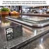 Marketing Holders Acrylic Sign Holder Clear Sign Holder Plastic Paper Holder Bottom Loading Sign Holders 7x5 inches Sign Holder Plastic Display Stand for Offices Stores view 3