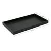 2 Piece 1-Inch Deep Full Size Black Plastic Stackable Jewelry Tray 14 3/4" x 8 1/4" x 1"H view 2