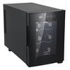 Koblenz 6-Bottle Free Standing Single Zone Fridge and Chiller, Thermoelectric Wine Cooler with Digital Display and Touch Controls, Black, 750 ml Wine Bottles (EVFK-06) view 1