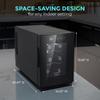 Koblenz 6-Bottle Free Standing Single Zone Fridge and Chiller, Thermoelectric Wine Cooler with Digital Display and Touch Controls, Black, 750 ml Wine Bottles (EVFK-06) view 2