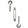 MH GLOBAL 1/2 Inch x 9 Inch Hook Hook Turnbuckle Galvanized Drop Forged Steel Marine Boat view 3