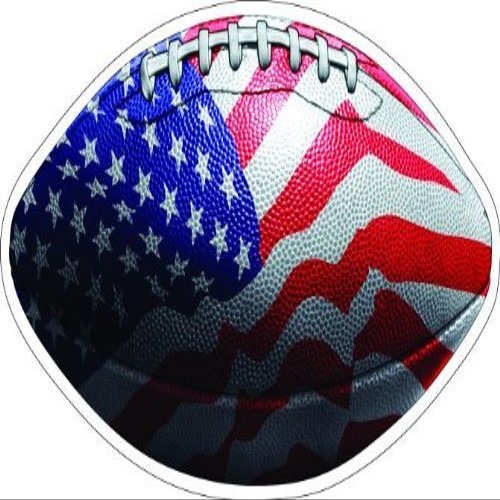 10" AMERICAN FOOTBALL MAGNET Vinyl Car Fridge Sticks to any Metal Surface