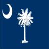 18" South Carolina flag. MAGNET Vinyl Car Fridge Sticks to any Metal Surface view 1
