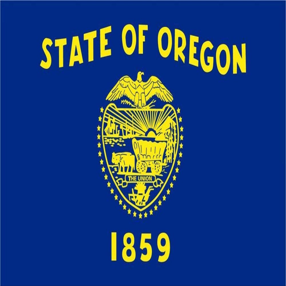 30" Oregon flag. MAGNET Vinyl Car Fridge Sticks to any Metal Surface