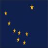 15" Alaska flag. MAGNET Vinyl Car Fridge Sticks to any Metal Surface view 1