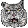 18" white tiger r MAGNET Vinyl Car Fridge Sticks to any Metal Surface view 1