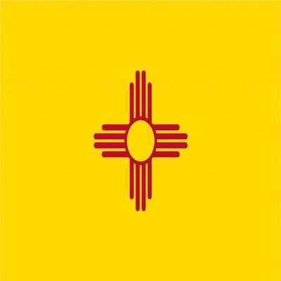 30" New Mexico flag. MAGNET Vinyl Car Fridge Sticks to any Metal Surface