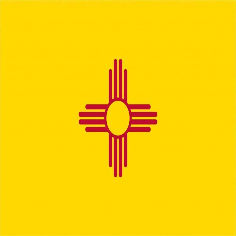 30" New Mexico flag. MAGNET Vinyl Car Fridge Sticks to any Metal Surface
