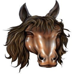 30" horse head r MAGNET Vinyl Car Fridge Sticks to any Metal Surface