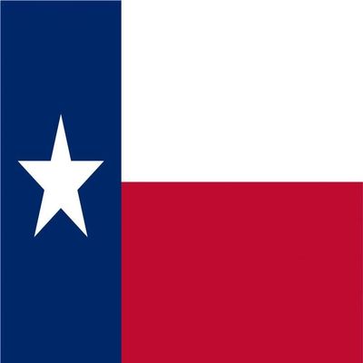 30" Texas flag. MAGNET Vinyl Car Fridge Sticks to any Metal Surface