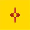 12" New Mexico flag. MAGNET Vinyl Car Fridge Sticks to any Metal Surface view 1
