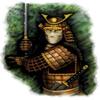 18" samurai soldier with sword r MAGNET Vinyl Car Fridge Sticks to any Metal Surface view 1