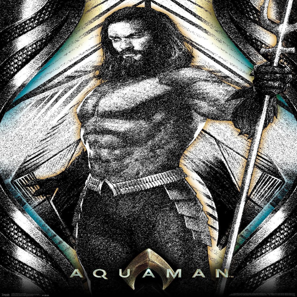 Trends International DC Comics Movie - Aquaman - Graphic Wall Poster, 22.375" x 34", Premium Unframed Version
