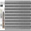 Draeger Paris - Strisce adesive per piastrelle o Scale, ideali per cucina, credenza, gradini, 3 strisce, dimensioni: 98 x 19,5 cm, Black and White Rosettes Design view 1