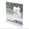 Marketing Holders Sign Holder 7" x 5" Pack of 2 Countertop Literature Flyer Frame Letter Notice Menu Pricing Deli Table Tent Expo Event Display Stand Double Sided Bottom Loading view 1