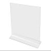 Marketing Holders Sign Holder 7" x 5" Pack of 2 Countertop Literature Flyer Frame Letter Notice Menu Pricing Deli Table Tent Expo Event Display Stand Double Sided Bottom Loading view 2