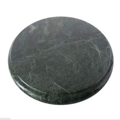 CBAM Rotating Plate Vassoio Piatto Girevole Marmo Verde Italian Green Marble Rotating Tray Dish D.30cm 12in