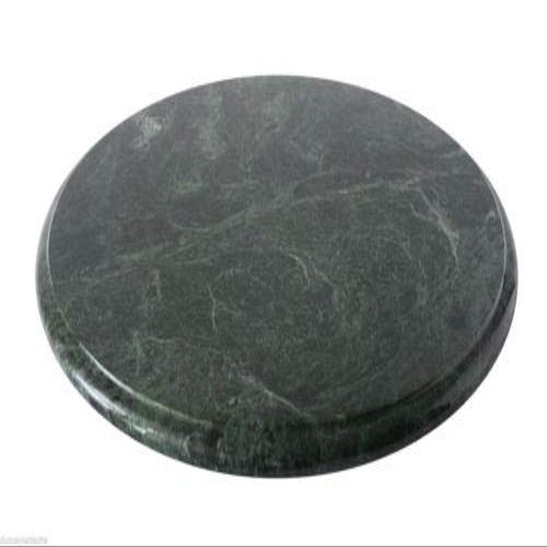 CBAM Rotating Plate Vassoio Piatto Girevole Marmo Verde Italian Green Marble Rotating Tray Dish D.30cm 12in