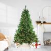 6.5' Pre-Lit Full Denali Mixed Pine Artificial Christmas Tree - Multicolor Dual LED Lights view 2