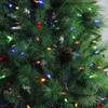 6.5' Pre-Lit Full Denali Mixed Pine Artificial Christmas Tree - Multicolor Dual LED Lights view 4