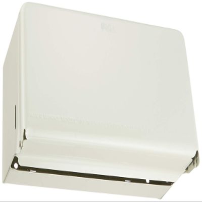 Dulton Tissue Dispenser Ivory Steel Paper Holder Box Height 5.7 inches (145 cm) Width 10.2 inches (260 mm) Depth 4.9 inches (125 mm) 100-160NIV
