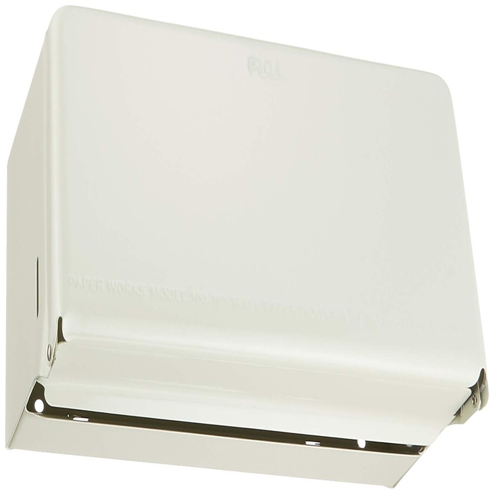 Dulton Tissue Dispenser Ivory Steel Paper Holder Box Height 5.7 inches (145 cm) Width 10.2 inches (260 mm) Depth 4.9 inches (125 mm) 100-160NIV