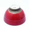 Mino Ware K131046 Rice Bowl, Ichirin Ring, Red view 2