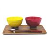 Mino Ware K131046 Rice Bowl, Ichirin Ring, Red view 4
