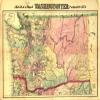 18" x 24" 1878 J.K. Gill & Company Map of Washingtonter view 1