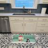Caroline's Treasures CK2085RUG Black French Bulldog Snowman Christmas Machine Washable Memory Foam Mat, Bathroom Rug, Non-Slip Bath Mat, Durable Thick Washable Rugs for Kitchen, Bathroom Quick Dry, De view 3
